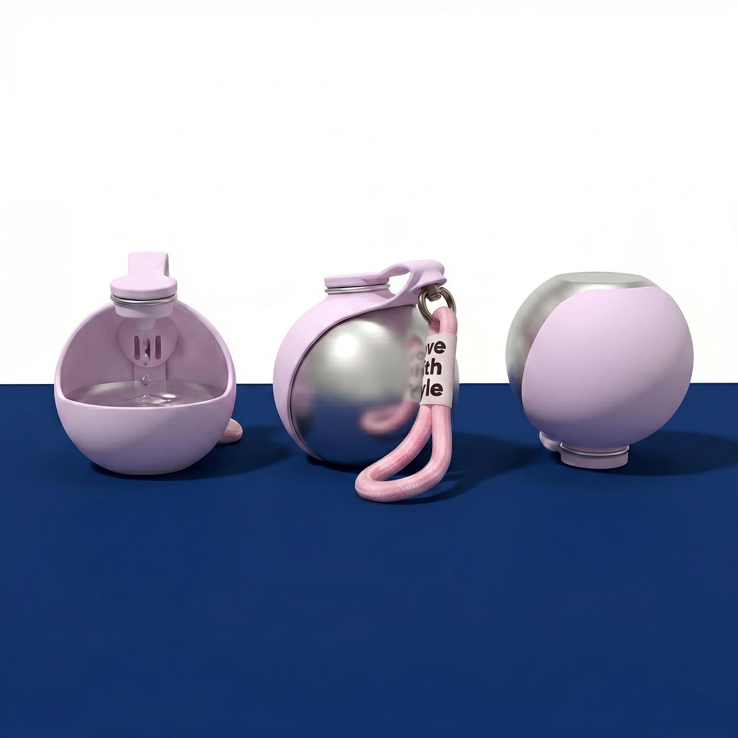 Portable Stainless Steel Pet Water Bottle