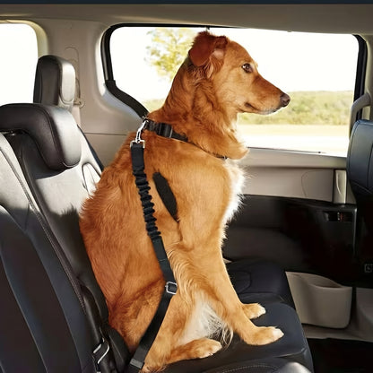 Adjustable Retractable Dog Seat Belt